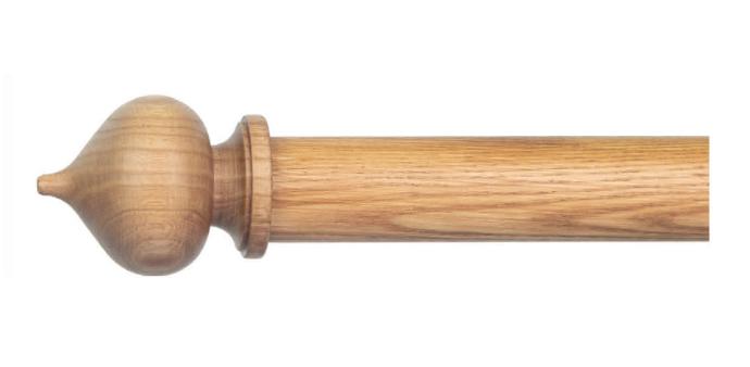 Swift Chalfont Oak Effect Curtain Pole